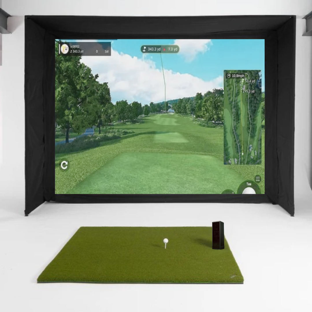 Square Golf EasySim Home Golf Simulator Full Package Square Golf EasySim Home Golf Simulator Full Package