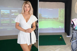Lucy Robson Golf simulator for home
