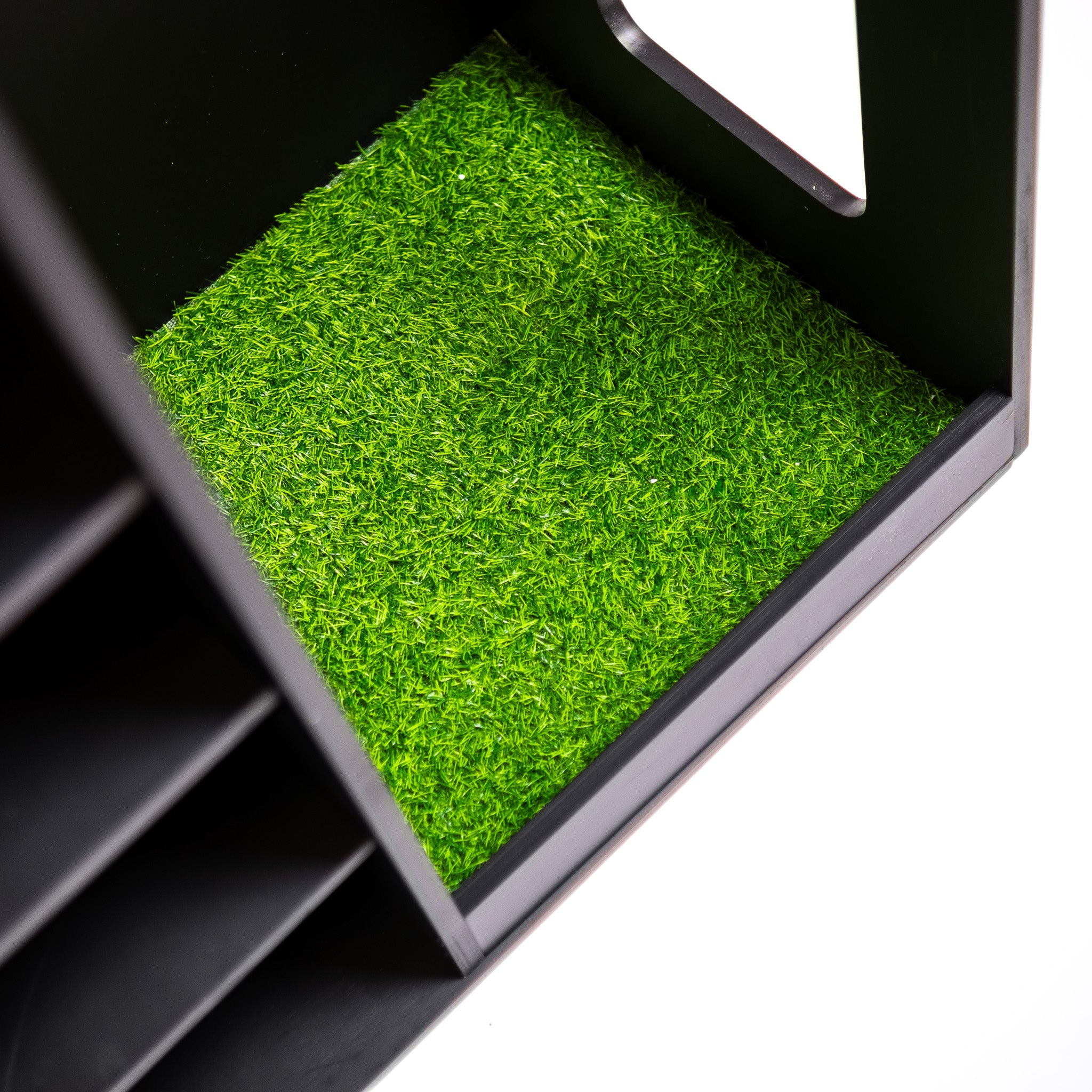 Golfbays Premium Dual Bag Stand Wooden (Black)