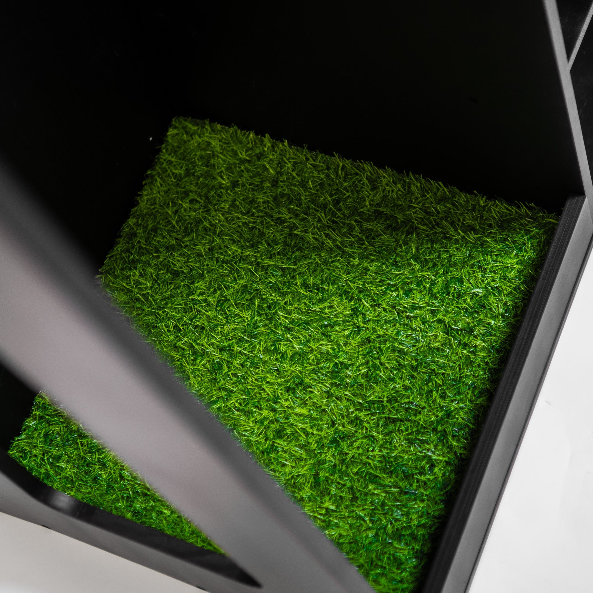 Golfbays Premium Single Bag Display Wooden (Black)