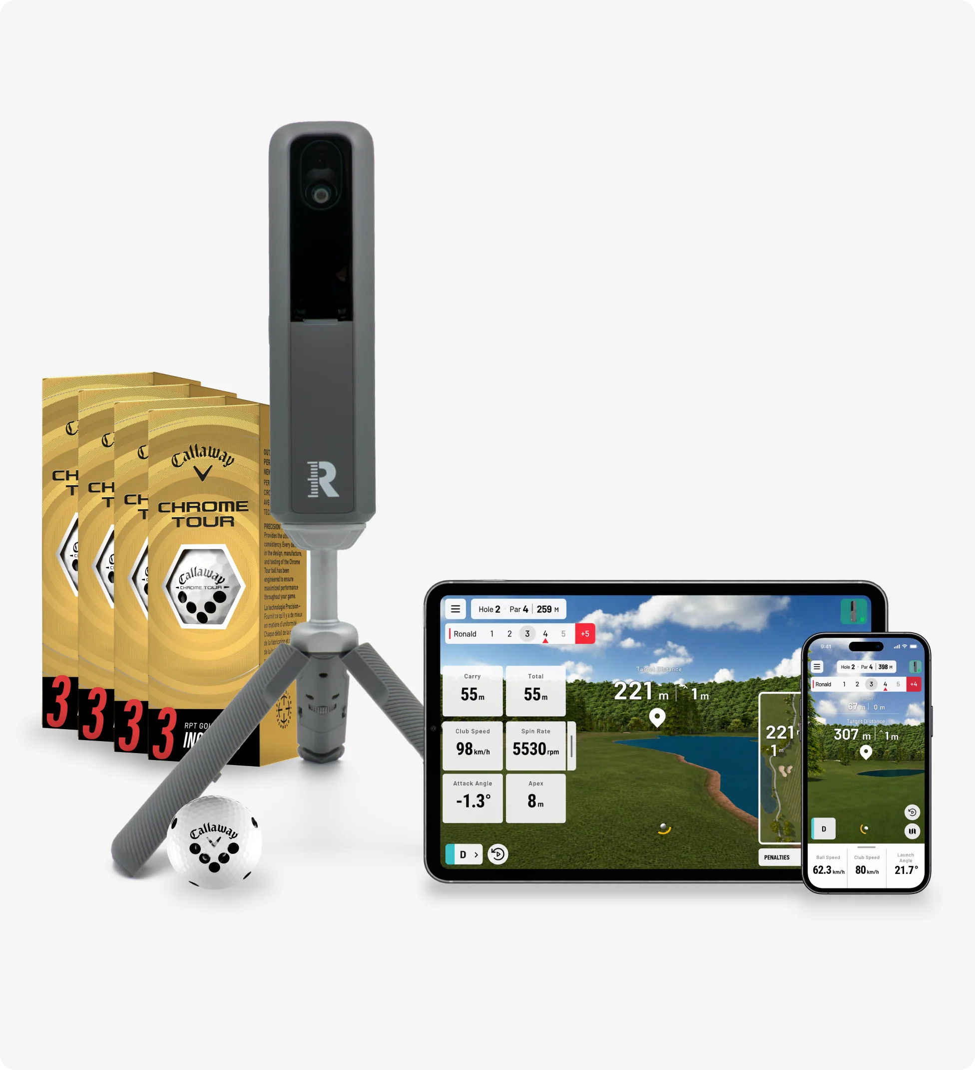 Rapsodo MLM2XPRO Golf Simulator Bundle – SimBox Enclosure & Hitting Mat