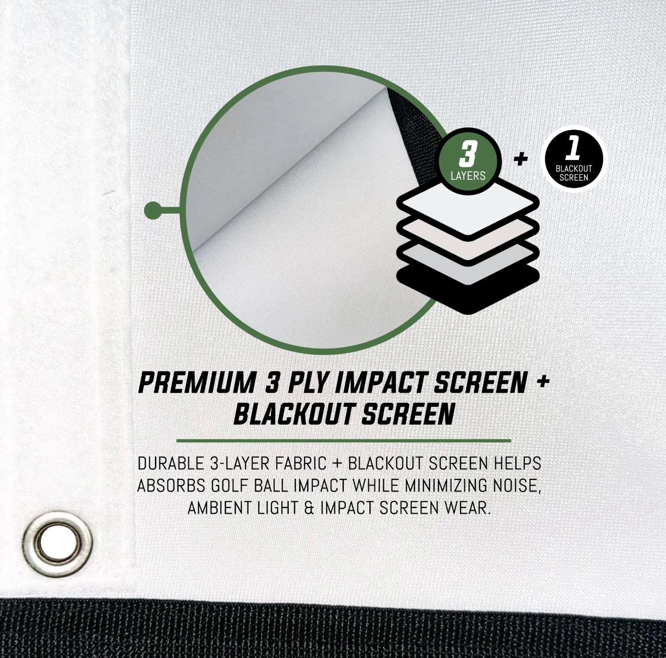 Vanish LITE Hybrid-Retractable Golf Enclosure