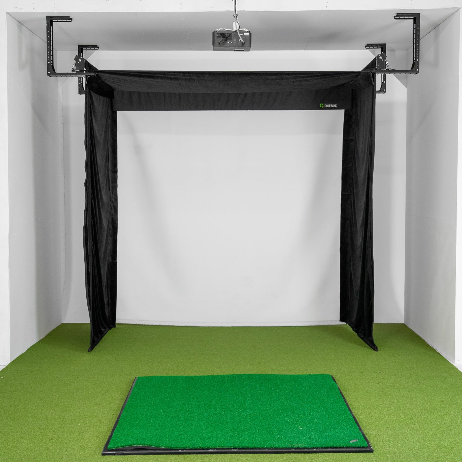 Golfbays Retractable Simbox Golf Simulator Enclosure - W 12