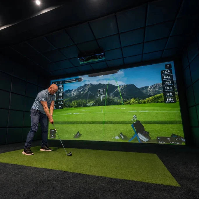 Golfbays Pro+ Golf Simulator Impact Screen 4K Grey