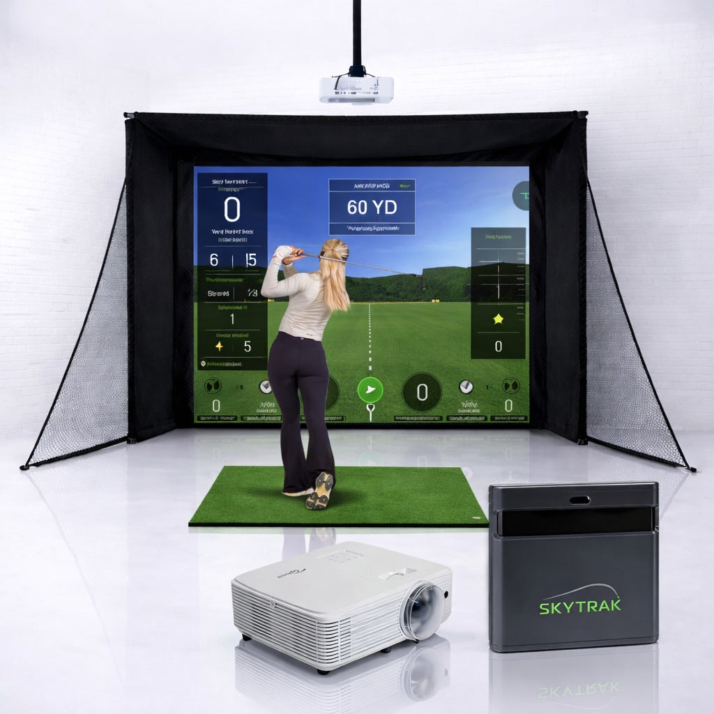 SkyTrak ST MAX SimBox Home Golf Simulator Full Package